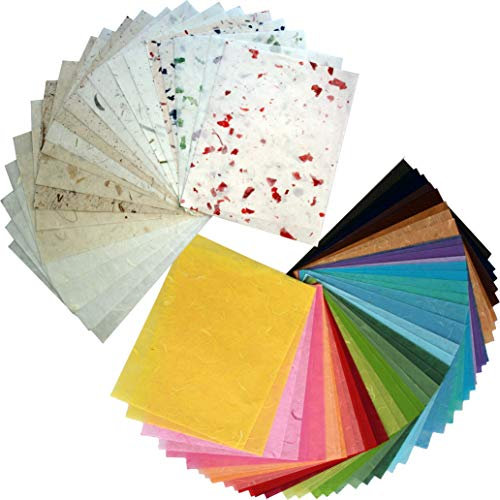 65 Blatt Maulbeer-Papier, 21.6 x 27.9 cm, Handarbeit, Kunsthandwerk, Japan, Origami, Washi, Großhandel, Großverkauf, Lieferanten, Produkte, Kartenherstellung, Design-Papier, Designs Japan