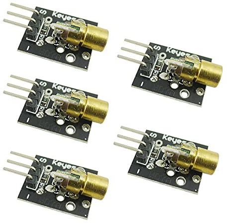 Aihasd 5 stücke KY-008 650nm Laser Sensor Modul für Arduino