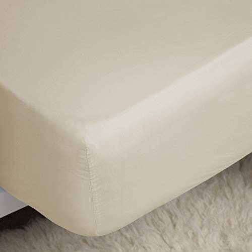 Belledorm 400 Thread Count Egyptian Cotton Ultra Deep Fitted Sheet (Superking) (Cream)