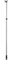 Apex Asta Appendiabiti Allungabile 89-150 cm – Con Ghiera Anti-Rotazione, Ideale per Grucce in Altezza, Design Elegante in Metallo Cromato