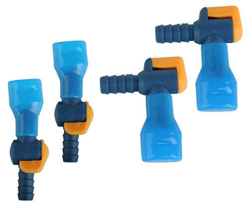 Sharplace 4 Pcs Valve Conduite Poche D'hydration Sac d'eau Buse Tuyau avec Soupape Commande