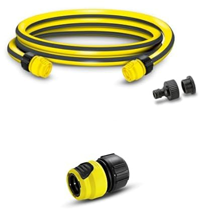 Kärcher Anschluss Set + Universal-Schlauchkupplung Plus mit Aqua Stop