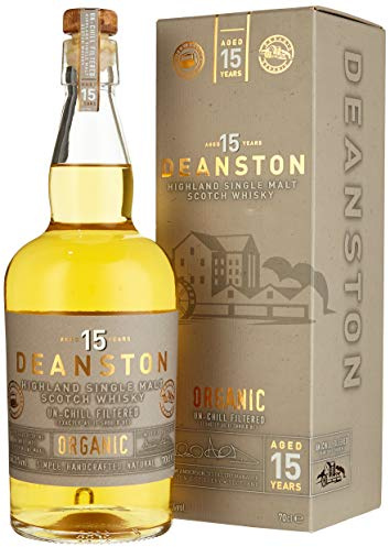 Deanston 15 Jahre - Organic in Geschenkverpackung - Single Malt Whisky (1 x 0.7 l)