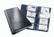 Durable 240301 Visifix Classeur Polypropylène Centium 4 Anneaux 145 x 255 mm Capacité 25 Pochettes 400 Cartes Visite