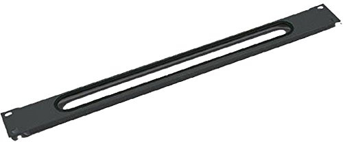 TRITON RAB-ZP-X03-A1 Kabeldurchführungsplatte 1 HE (RAL 9005) schwarz