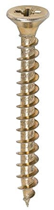 TIMCO Solo Chipboard & Woodscrews - Gold - 5.0 x 45 - Box of 200