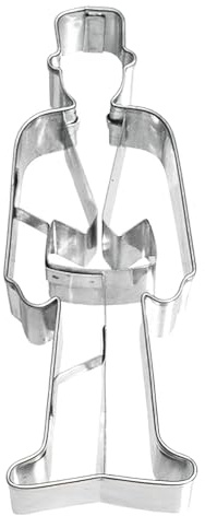 Birkmann Plätzchenausstechform Bräutigam Edelstahl, 9 cm