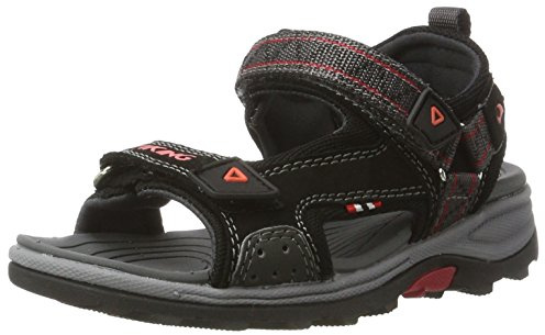Viking Sandoey 3-46631, Sandalen, Schwarz (Black/Red 210), 30 EU (11.5)
