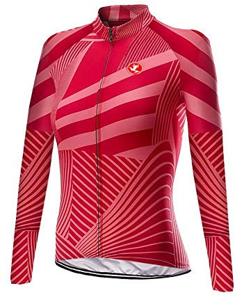UGLY FROG Winter Jersey Thermisches Fahrradtrikot Vlies Thermo Langarm Shirt Damen Breathable Radfahren Fahrrad Lange Hülsen Fahrrad Hemd Frauen Fahrradbekleidung Radfahren