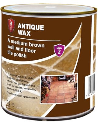 LTP Antique Wax | Medium Brown Wax for Ageing Quarry Tiles, Terracotta and Natural Stone Floors | Provides an aged appearance - 1Litre