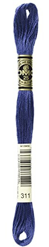 DMC 6-Strand Embroidery Cotton Floss, Medium Navy Blue