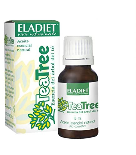 Esencia de Árbol de Té - Aceite Esencial Natural - 15 ml - Contribuye al Mantenimiento Normal de la Piel y el Cabello - - Propiedades Antioxidantes - Eladiet