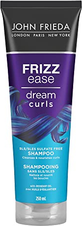 John Frieda Frizz Ease Traumlocken Shampoo - 1er Pack (1 x 250 ml) - reinigt und spendet Feuchtigkeit - definiert und verstärkt Locken - mit Abyssinian-Öl