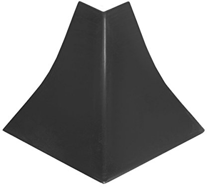 HOLZBRINK Außenecke passend zum Dekor Ihrer Abschlussleisten Schwarz Außenkante PVC Küchenabschlussleiste 23x23 mm