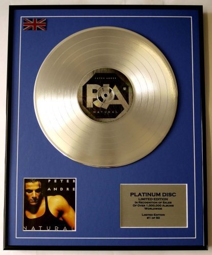 Everythingcollectible Peter Andre/Limitierte Edition/Platin Schallplatte/Record/Natural