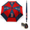 Team Golf MLB Boston Red Sox Golf Umbrella 62 Golf Umbrella with Protective Sheath, Double Canopy Wind Protection Design, Auto Open Button