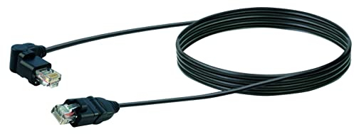 SCHWAIGER CKS7500 533 Netzwerkkabel CAT6 Ethernet Kabel 360° drehbar LAN DSL Router Patchkabel 1000 MBit/s für Gigabit-Netzwerk 5m schwarz 180° schwenkbar
