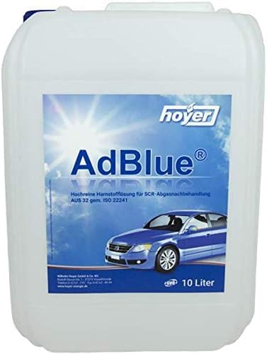AdBlue Adblue 2X10 L Hoyer Bidones de con Boquilla para Audi/Volkswagen/Mercedes, 20L Volumen, Caja de 2