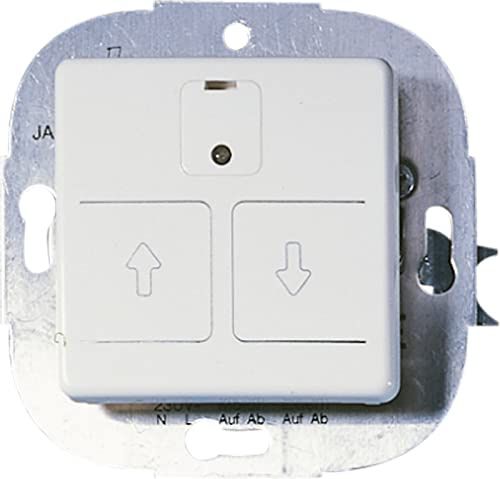 OPUS® 1 Elektronischer Rollladenschalter mit 24 h-Automatik Farbe alpinweiß