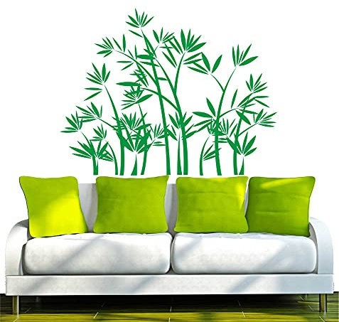 PEMA stickers muraux autocollants w209 vigne en bambou Reed 80x62cm,