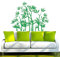 PEMA stickers muraux autocollants w209 vigne en bambou Reed 80x62cm,