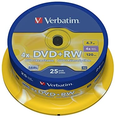 Verbatim Verbatim Dvd+Rw/4.7gb 4x Advazo Spindle 2