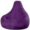 Bean Bag Bazaar Poltrona Sacco, Viola, Resistente all'Acqua Tessuto, Sedia Reclinabile Ergonimca, Pouf Sacco Gaming Tessuto, Sedia da Giardino ou Soggiorno con Riempimento
