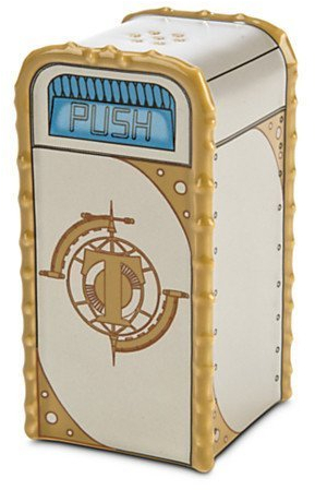 Disney Tomorrowland Trash Can Salt and Pepper Shaker by Disney