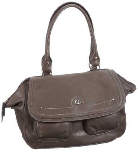 Gerry Weber Queen 08/23/09117,Damen Shopper,Grau (Grey 950),34x28x13 cm (B x H x T)