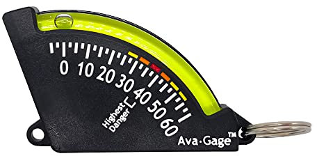 Sun Company AvaGage - Lawinengefahrenindikator | Ski- und Snowboard-Pistenmesser | Trail Neigungsmesser