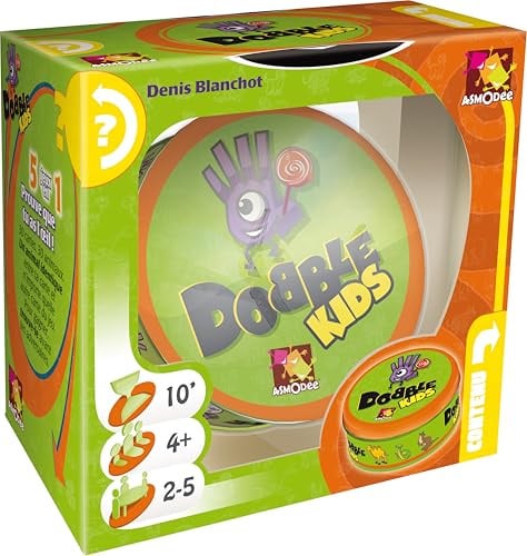 Zygomatic | Dobble Kids | Gesellschaftsspiele | Kartenspiele | 4+ | 2-8 Personen | 15 Minuten | FR/NL