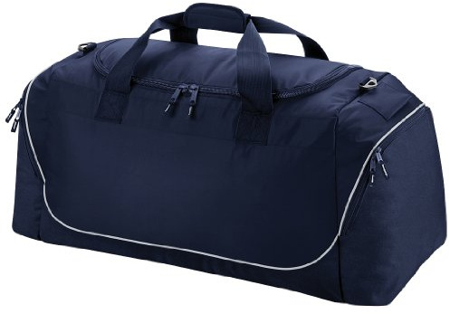 Quadra Teamwear Jumbo Kit Duffle Bag - 110 Litres (One Size) (Franch Navy/Light Grey)