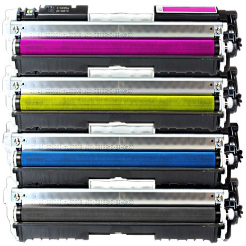 4 Alternativ Toner Lasertoner für HP Laserjet CP1025 Color ersetzen HP CE310A CE311A CE312A CE313A