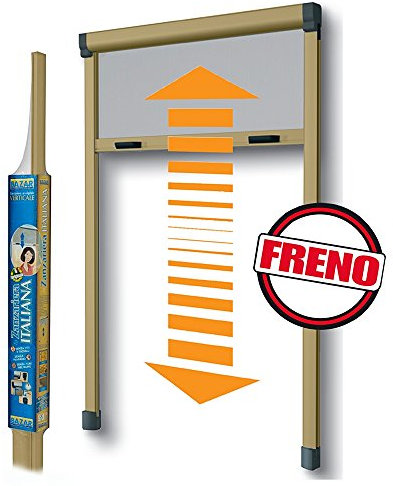 MEDAL Zanzariera Bazar Verticale Con Frizione