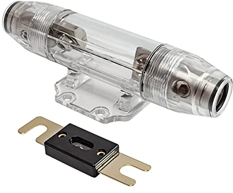 tomzz Audio 5800-030 ANL Sicherungshalter Satin Nickel für Kabel bis 50qmm mit 250A ANL Sicherung