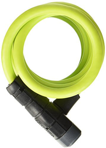 ABUS Spiralkabelschloss Primo 5510K/180 + SCMU-Halterung - Fahrradschloss aus 10 mm starkem, flexiblem Kabel - ABUS-Sicherheitslevel 3