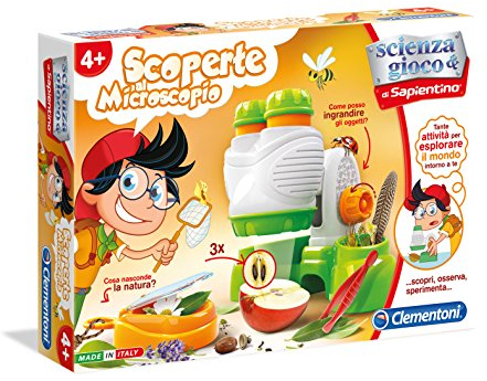 Clementoni - 13950 - S&G di Sapientino, Entdeckungen unter dem Mikroskop