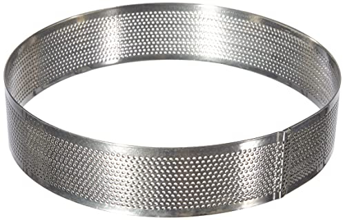 LACOR 68546 Cercle Rond perforé Acier Inoxydable Gris 16 cm