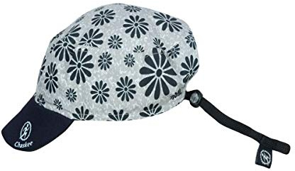Chaskee Reversible Cap Happy Flowers, One size, grau-schwarz