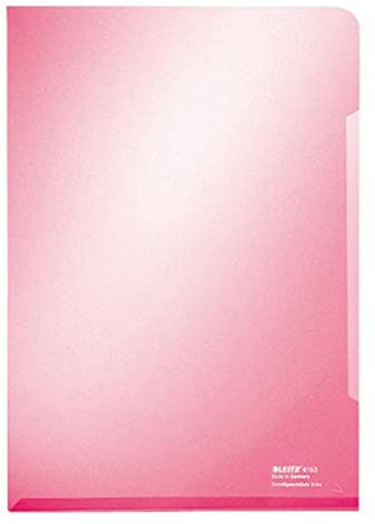 Leitz Sichthülle Super Premium, A4, PVC, dokumentenecht, rot