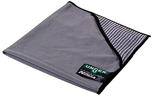 Unger Ninja Microwipe (60 x 80 cm, zum Reinigen von Fenster und Spiegel, Microfasertuch, Mikrofasertuch) MN60H