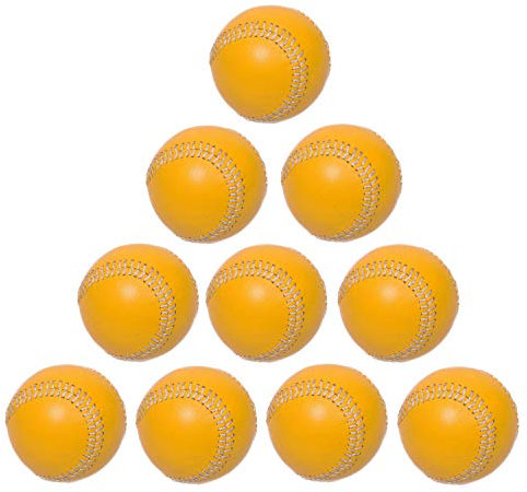 Cawila Schlagball, 200 Gramm Wurfball, 10er Pack, gelb