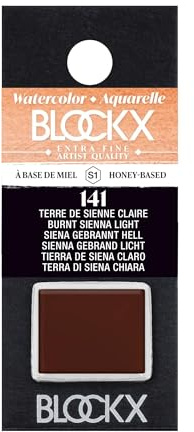 BLOCKX 41141BXC Transp Aquarelle Extra-fine Terre Sienne Claire 1/2 godet