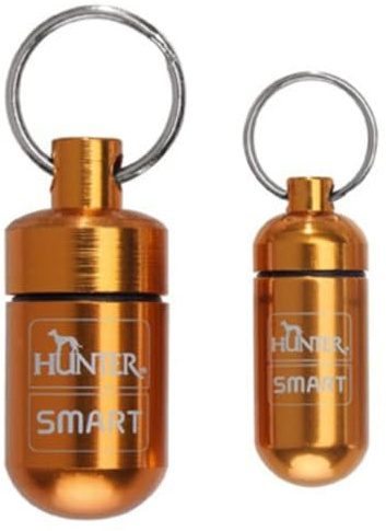 HUNTER Adresshülse, mit Adresskärtchen, M, Durchmesser 1,5 cm, orange
