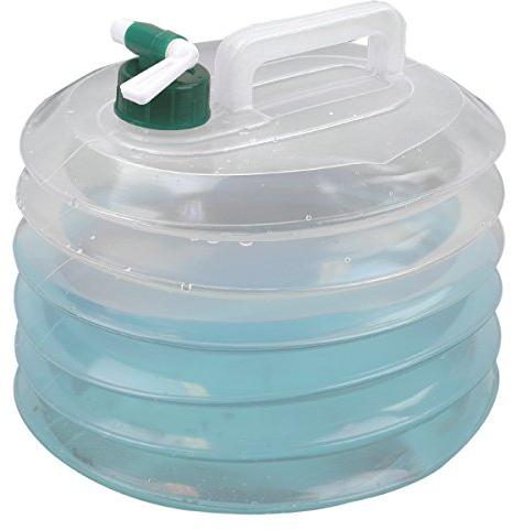 Highlander Bidon à Eau Souple Accordéon Transparent 10 L