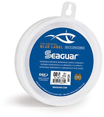 Seaguar Blue Label Fluorocarbon Angelschnurvorfach, durchsichtig, 8lbs/25yds