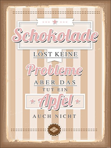 Pro-Art TT070B22 Wandbild Decopanel Schokolade und Apfel, bunt