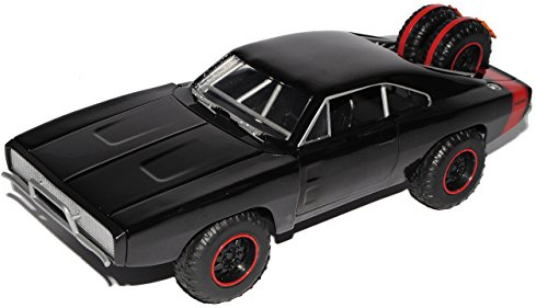 Dodge Charger Off Road R/T Dom´s Muscle Cars Coupe Schwarz Fast and Furious 7 1970 1/24 Jada Modell Auto