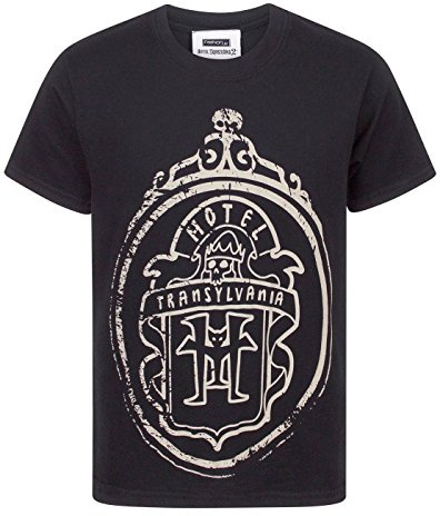 Hotel Transylvania Logo Glow In The Dark Boy's T-Shirt (5-6 Years)