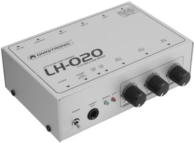 OMNITRONIC LH-020 3-Kanal-Mikrofonmixer | 3-Kanal-Mikrofonmixer